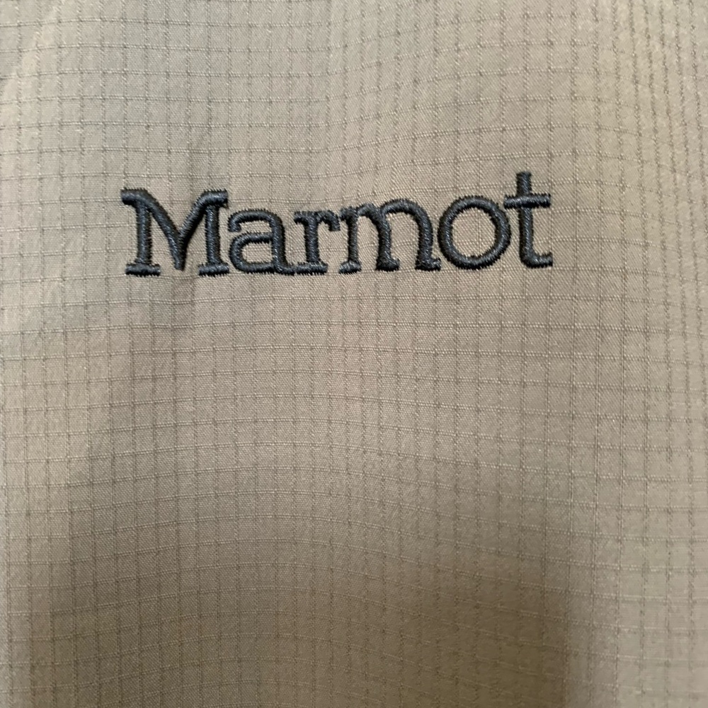 MARMOT Gore Windstopper Full Zip Up Lined Windbreaker Jacket Men's Sz XXL Gray. - Picture 6 of 9